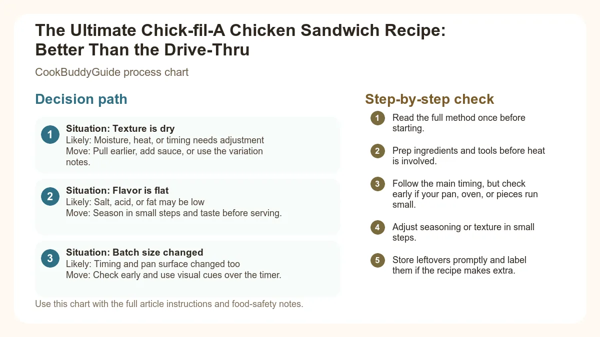 Process chart for The Ultimate Chick-fil-A Chicken Sandwich Recipe: Better Than the Drive-Thru