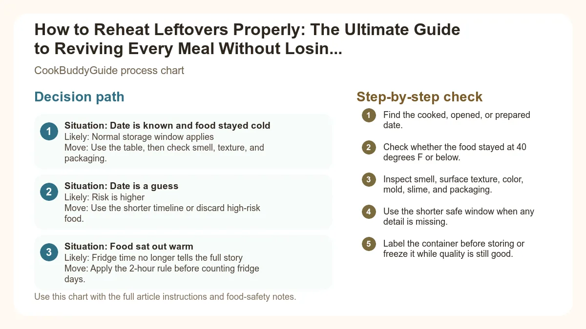 Process chart for How to Reheat Leftovers Properly: The Ultimate Guide to Reviving Every Meal Without Losing Flavor